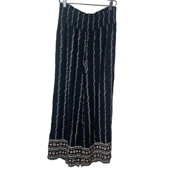 Three Dots Women’s Size Small Printed Pant (Black Floral) - Picture 2 of 9